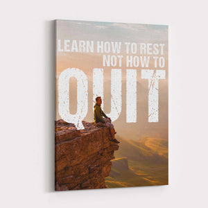 LEARN TO REST